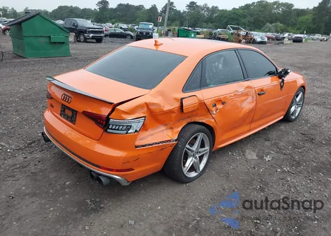 2018 Audi S4 Premium Plus из США, поврежденный, VIN WAUB4AF49JA001864